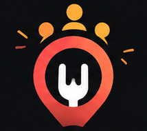 GrubClique map pin and fork logo